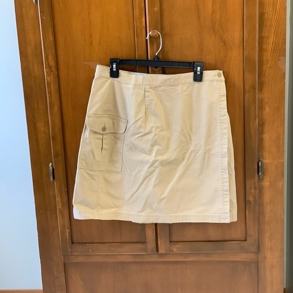 COPY - LL Bean skort 💯 cotton twill size 14 - Picture 1 of 5